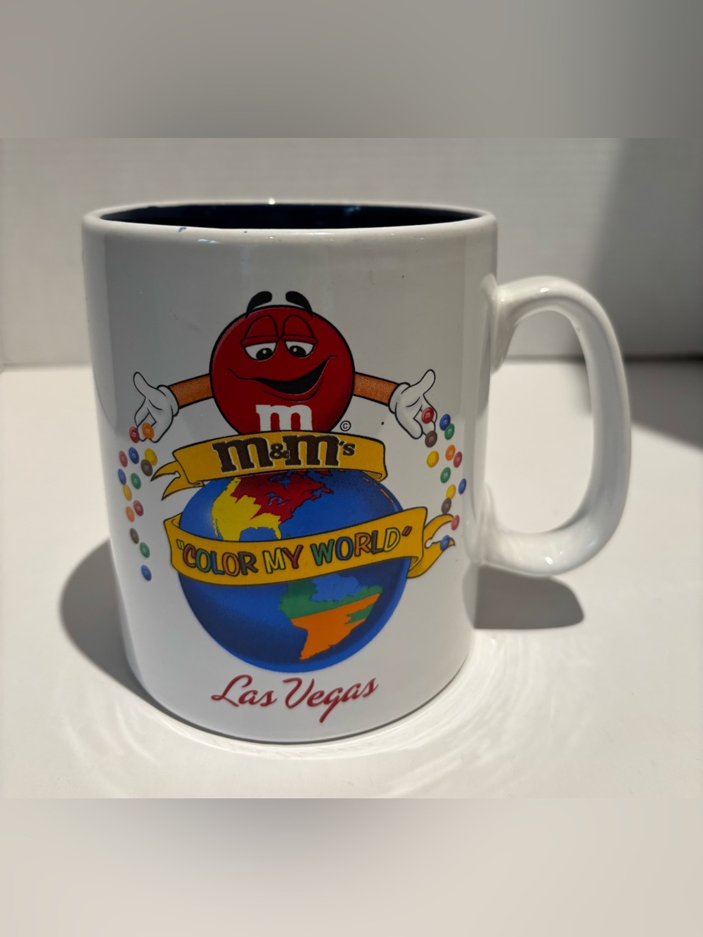 M & M Vintage 2005 Las Vegas Jumbo Coffee Mug Large Tea Cup